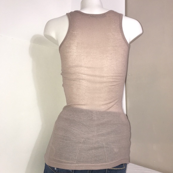 Urban Behaviour Brown Nude Round Neck Soft TankTop - Picture 7 of 8